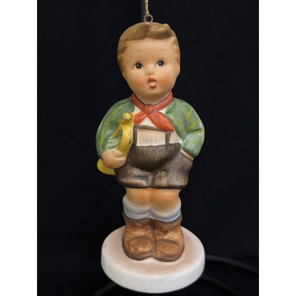 Schmid Reproduction Boy Statuette Ornament Berta Hummel